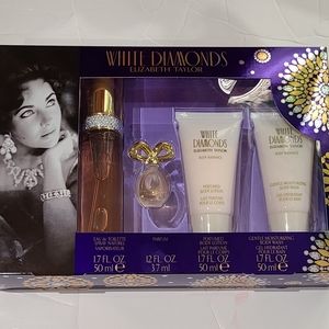Elizabeth Taylor white diamonds gift set